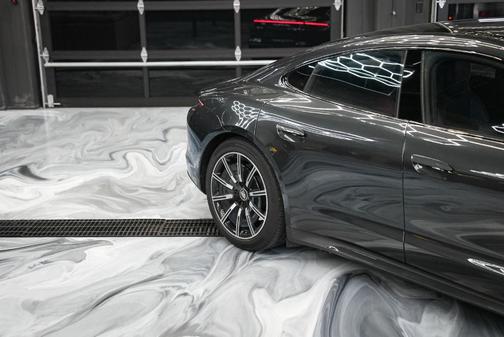 Gray 2020 Porsche Taycan Turbo