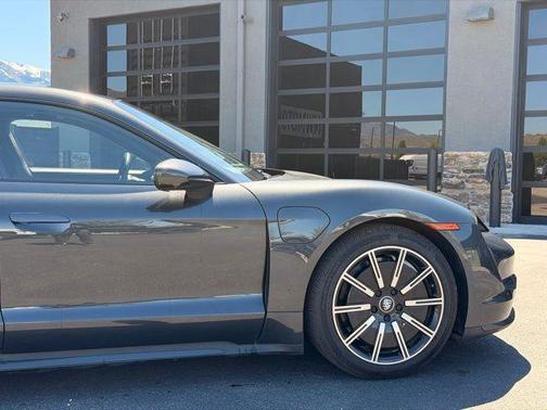 Gray 2020 Porsche Taycan Turbo