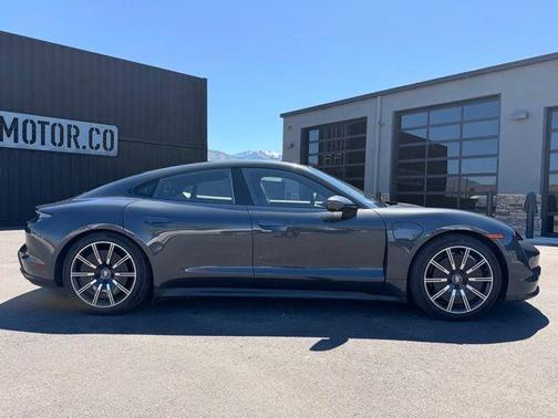 Gray 2020 Porsche Taycan Turbo