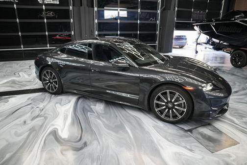 Gray 2020 Porsche Taycan Turbo