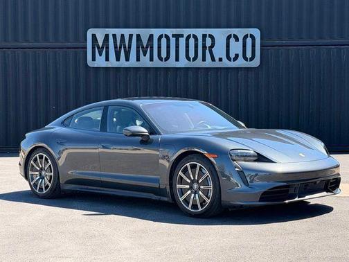 Gray 2020 Porsche Taycan Turbo