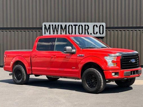 Red 2016 Ford F-150 XLT
