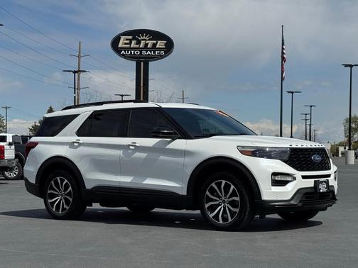 White Metallic 2020 Ford Explorer ST