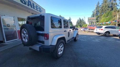 Silver 2011 Jeep Wrangler Unlimited Sahara