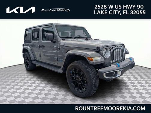 Sting-Gray Clearcoat 2022 Jeep Wrangler Unlimited 4xe Sahara SUV