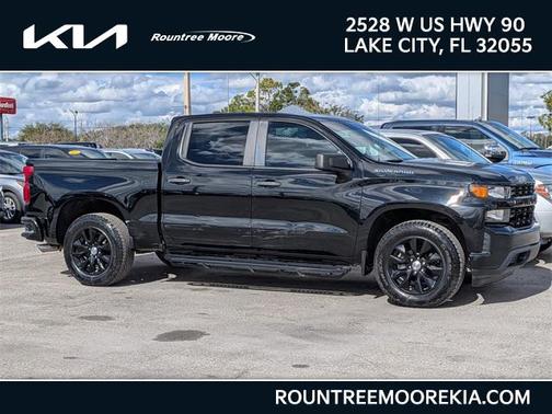 Black 2020 Chevrolet Silverado 1500 Custom Truck