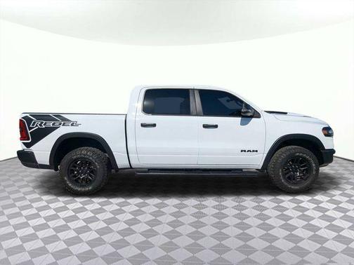Bright White Clearcoat 2025 RAM 1500 Rebel
