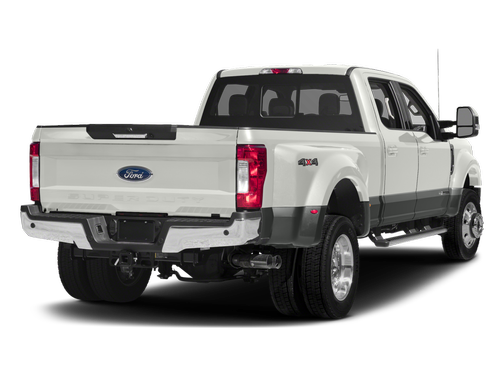 White Platinum Metallic Tri-Coat 2017 Ford F-450 Lariat