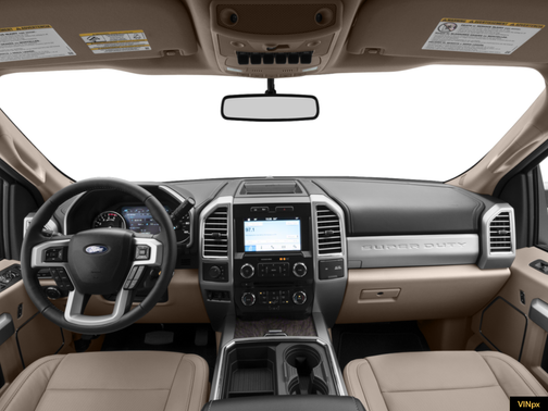 White Platinum Metallic Tri-Coat 2017 Ford F-450 Lariat