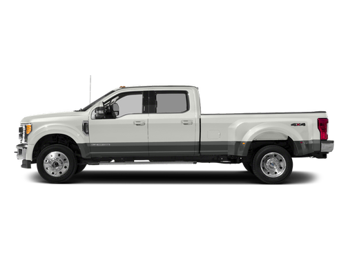 White Platinum Metallic Tri-Coat 2017 Ford F-450 Lariat