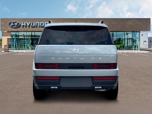 Shimmering Silver 2026 Hyundai SANTA FE HEV SEL