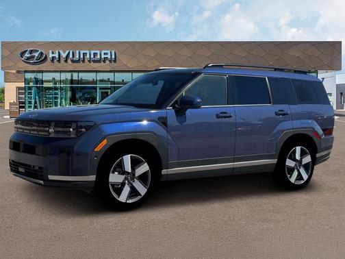 Atlantic Blue 2026 Hyundai SANTA FE HEV Limited