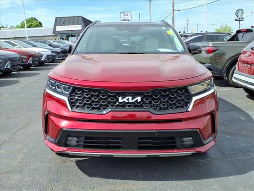 Passion Red Tintcoat 2022 Kia Sorento SX