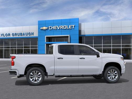 Summit White 2026 Chevrolet Silverado 1500 Custom