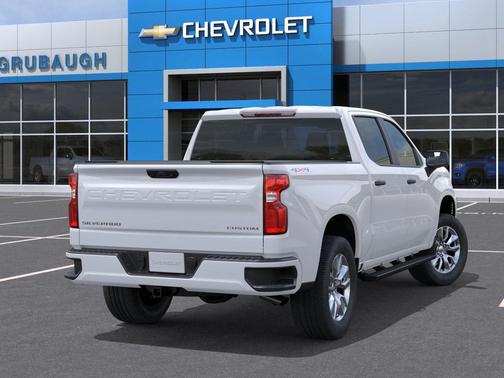 Summit White 2026 Chevrolet Silverado 1500 Custom