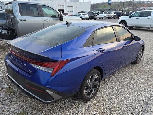 Intense Blue 2025 Hyundai ELANTRA HEV SEL Sport