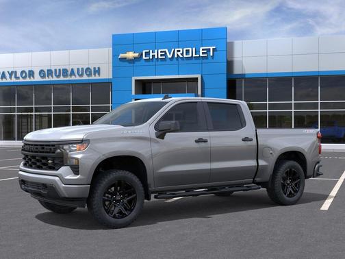 Sterling Gray Metallic 2026 Chevrolet Silverado 1500 Custom