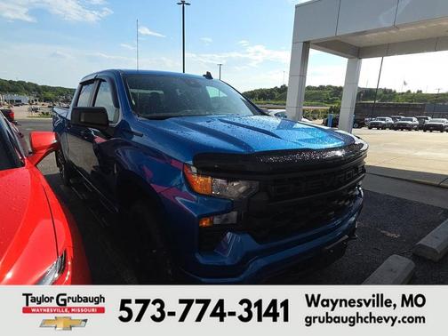 Glacier Blue Metallic 2023 Chevrolet Silverado 1500 Custom