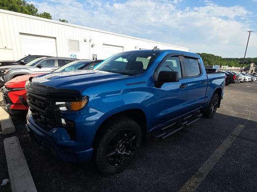 Glacier Blue Metallic 2023 Chevrolet Silverado 1500 Custom