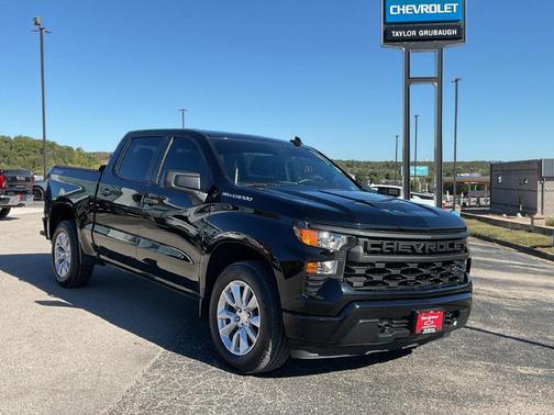 Black 2022 Chevrolet Silverado 1500 Custom