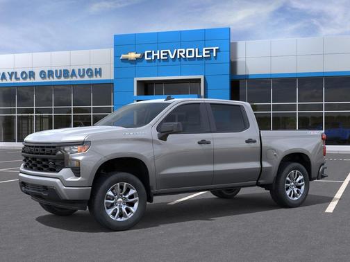 Sterling Gray Metallic 2026 Chevrolet Silverado 1500 Custom