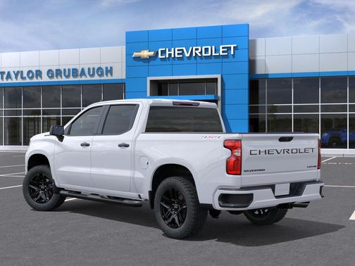 Summit White 2026 Chevrolet Silverado 1500 Custom
