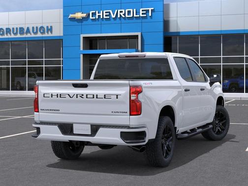 Summit White 2026 Chevrolet Silverado 1500 Custom