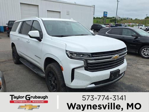 Summit White 2021 Chevrolet Suburban LT