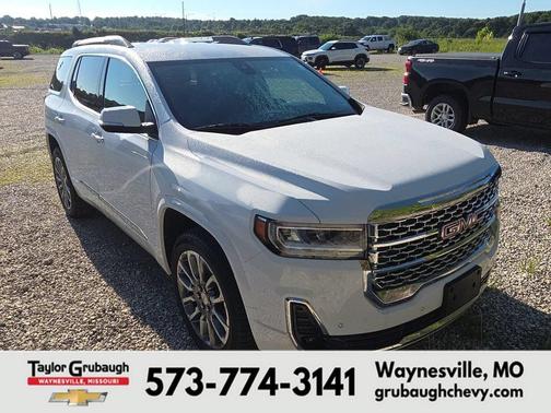 Summit White 2023 GMC Acadia Denali
