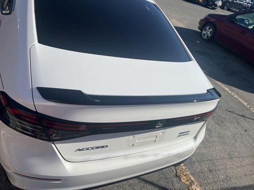 White 2024 Honda Accord Hybrid Sport