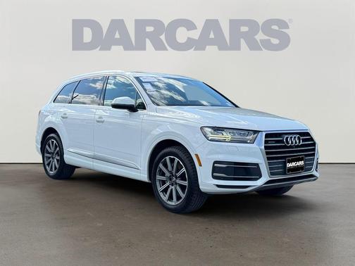 Carrara White 2019 Audi Q7 45 Premium Plus