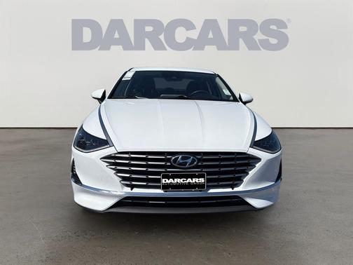 White 2023 Hyundai SONATA Hybrid Blue