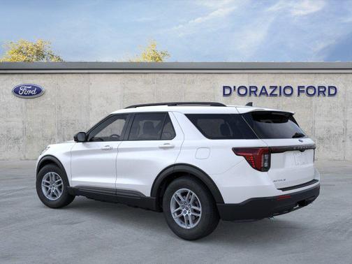 Star White Metallic Tri-Coat 2026 Ford Explorer Active