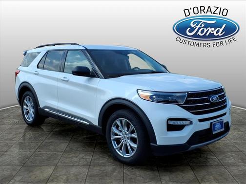STAR WHITE MET TRI-COAT 2020 Ford Explorer XLT