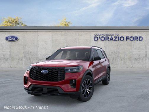 RAPID RED MET TINTED CC 2026 Ford Explorer ST-Line