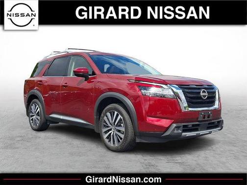 Scarlet Ember Tintcoat 2022 Nissan Pathfinder Platinum 4WD