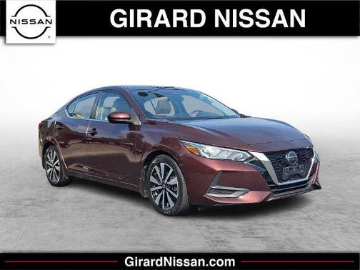 Rosewood Metallic 2021 Nissan Sentra SV