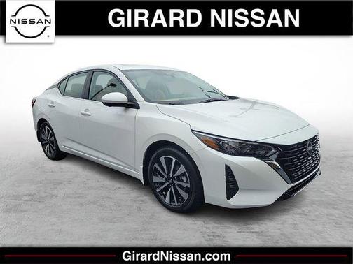 Aspen White Pearl 2025 Nissan Sentra SV