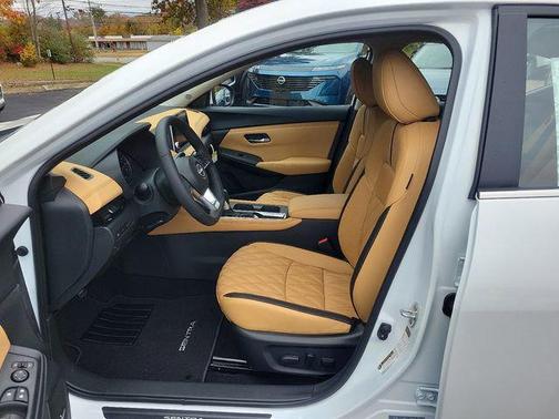 Aspen White Pearl 2025 Nissan Sentra SV
