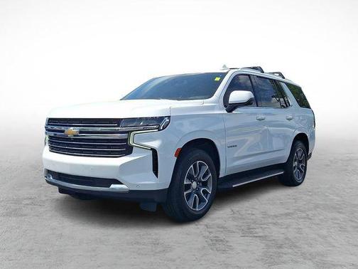 Summit White 2021 Chevrolet Tahoe LT