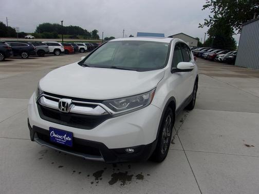 Platinum White Pearl 2019 Honda CR-V EX-L