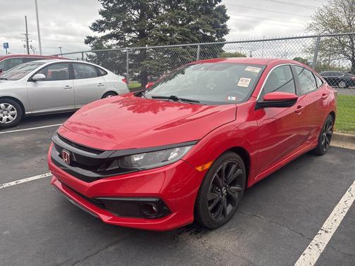 Rallye Red 2019 Honda Civic Sport