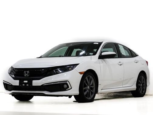 Platinum White Pearl 2020 Honda Civic EX