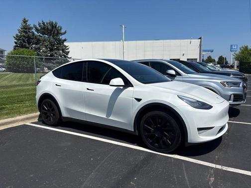 White 2021 Tesla Model Y Long Range