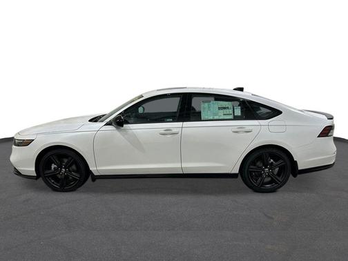 Platinum White 2026 Honda Accord Hybrid Sport-L