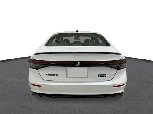 Platinum White 2026 Honda Accord Hybrid Sport-L