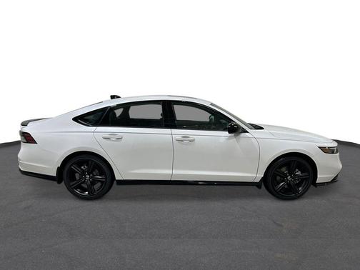 Platinum White 2026 Honda Accord Hybrid Sport-L