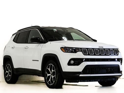 Bright White Clearcoat 2025 Jeep Compass Limited