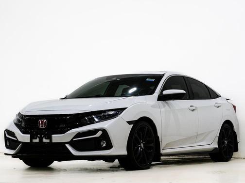 Platinum White Pearl 2020 Honda Civic Si Base