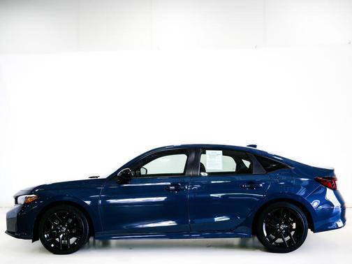 Blue Lagoon Pearl 2025 Honda Civic Hybrid Sport